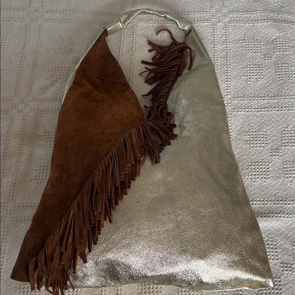 Borse In Pelle Western Fringe Leather Bohemian Shoulder Bag - Picture 5 of 15